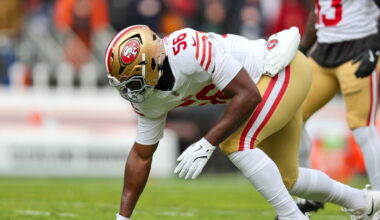After getting shot in February, 49ers DE Keion White is good to go