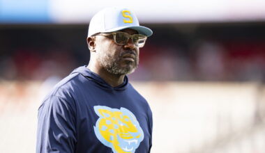 Marshall Faulk acknowledges the reality of early-season "crash-test dummy" games