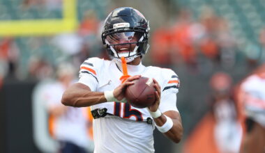 Rome Odunze, D'Andre Swift left Bears practice early