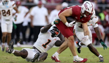 Miami Hurricanes linebacker Mohamed Toure starts his eighth year of college football