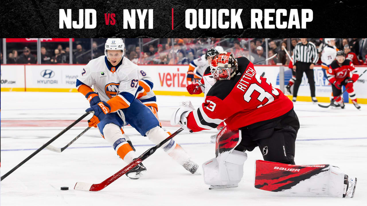 QUICK RECAP: Devils 2, Islanders 1