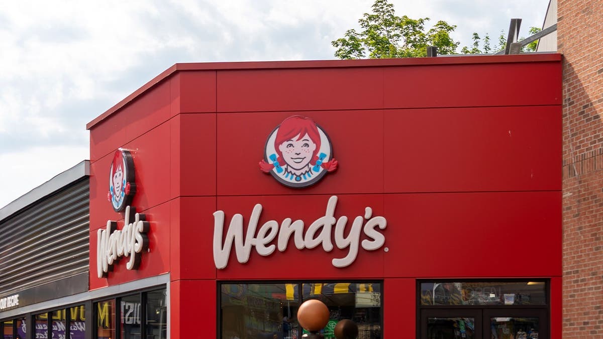 The exterior of a Wendy's restaurant.
