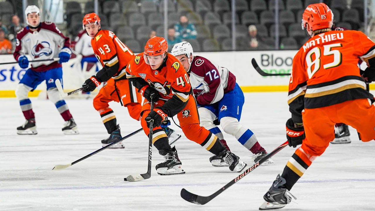 Ducks Prospects Fall 7-2 to Avs in Rookie Faceoff Opener