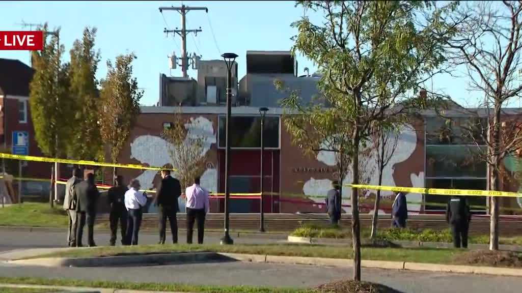 Baltimore police shoot man at Erdman Shopping Center