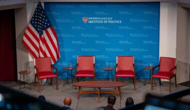 Former U.S. National Security Adviser Jacob J. Sullivan and Ylli Bajraktari, the president and CEO of the Special Competitive Studies Project, spoke about the race between the U.S. and China in artificial intelligence development at an Institute of Politics forum.