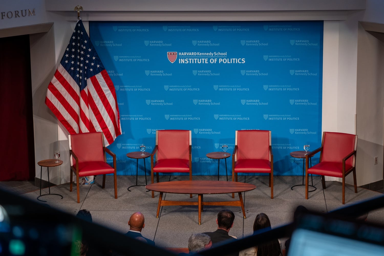 Former U.S. National Security Adviser Jacob J. Sullivan and Ylli Bajraktari, the president and CEO of the Special Competitive Studies Project, spoke about the race between the U.S. and China in artificial intelligence development at an Institute of Politics forum.