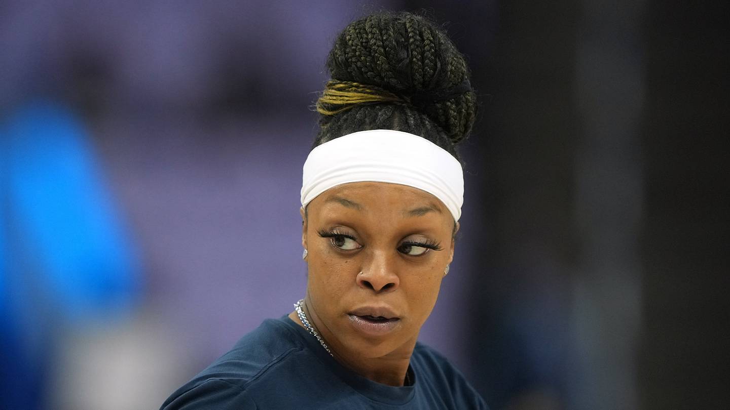 Dallas Wings forward Alysha Clark