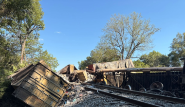 Central Alabama train derailments prompt evacuations, closures