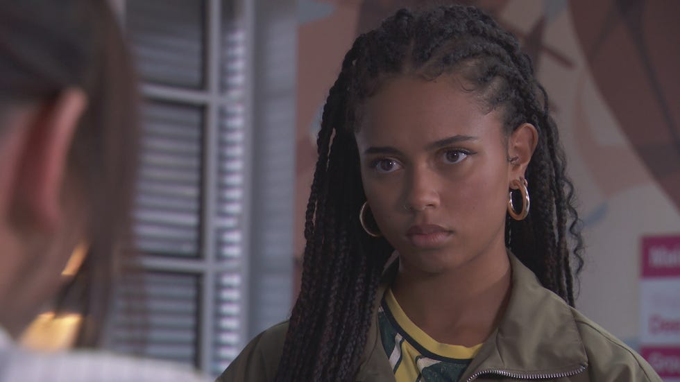 Frankie Osborne and Kathleen-Angel McQueen in Hollyoaks frankie osborne and kathleen angel mcqueen in hollyoaks