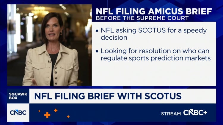 NFL tells Supreme Court prediction markets are gambling and should be regulated by the states