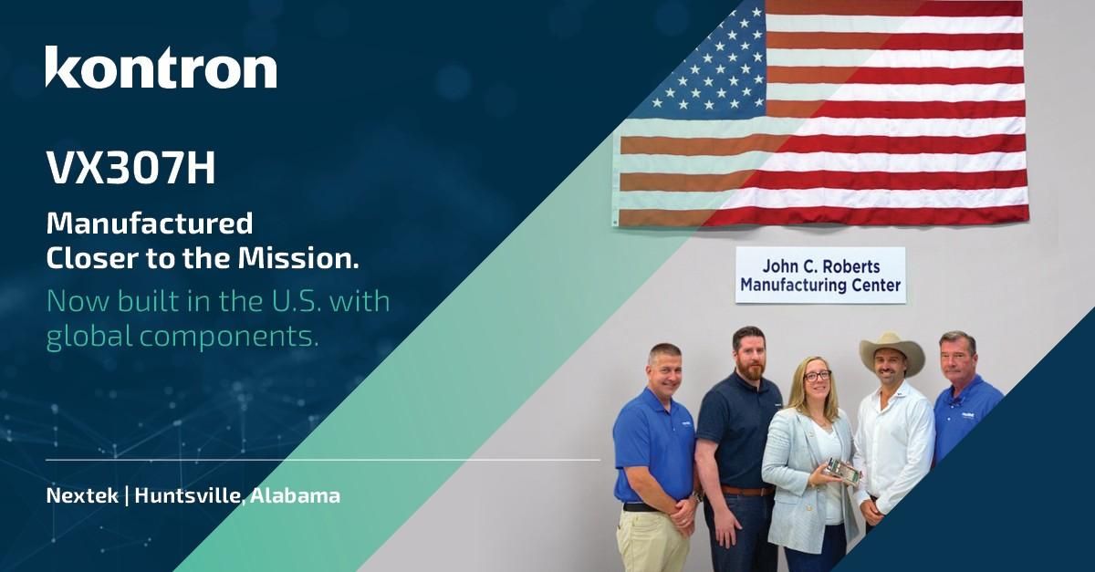 First U.S. Production of Kontron Defense Computing Platform in Huntsville