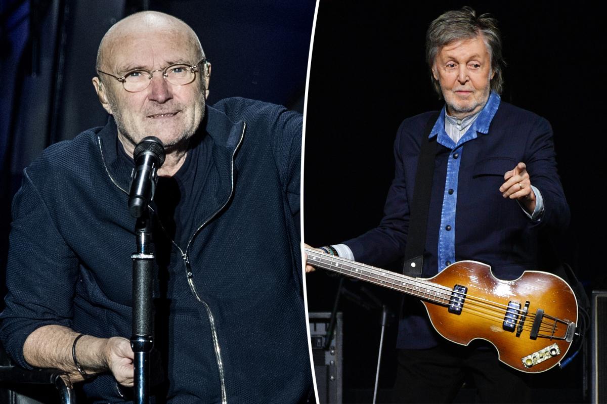 Phil Collins gives update on 24-year feud with Paul McCartney