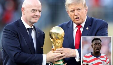 FIFA's Gianni Infantino fixed US World Cup star Folarin Balogun's red card after Trump call