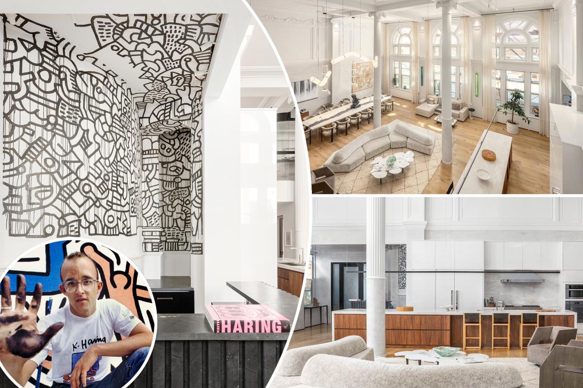 Tribeca loft with rare Keith Haring mural lists for $25 million