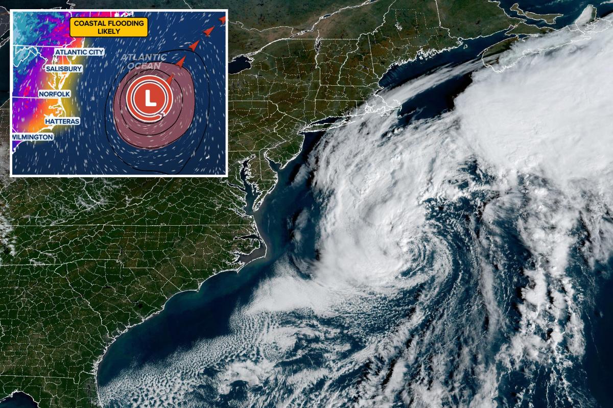 Powerful nor'easter shows possible tropical development as it hits Carolinas, Mid-Atlantic