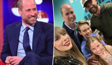 Prince William playfully shades Travis Kelce over viral Taylor Swift selfie