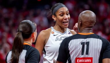 Who is A'ja Wilson? WNBA star who confronted an Indiana Fever fan at a playoff game