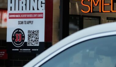 US hiring slows and unemployment ticks higher with a month remaining before Americans head to polls