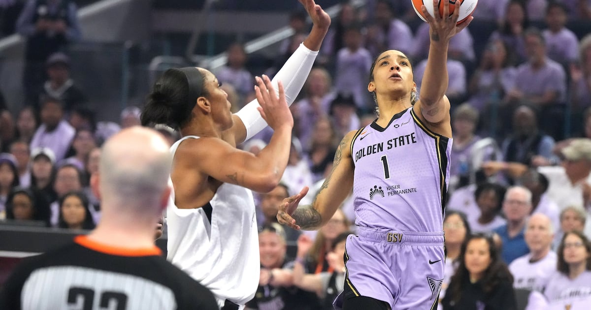 Gabby Williams leads the way again for Valkyries, who beat Las Vegas 71-60 in Game 1 of WNBA semis