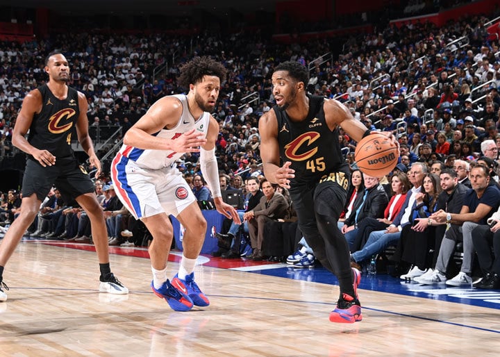 Evan Mobley, Cade Cunningham, Donovan Mitchell