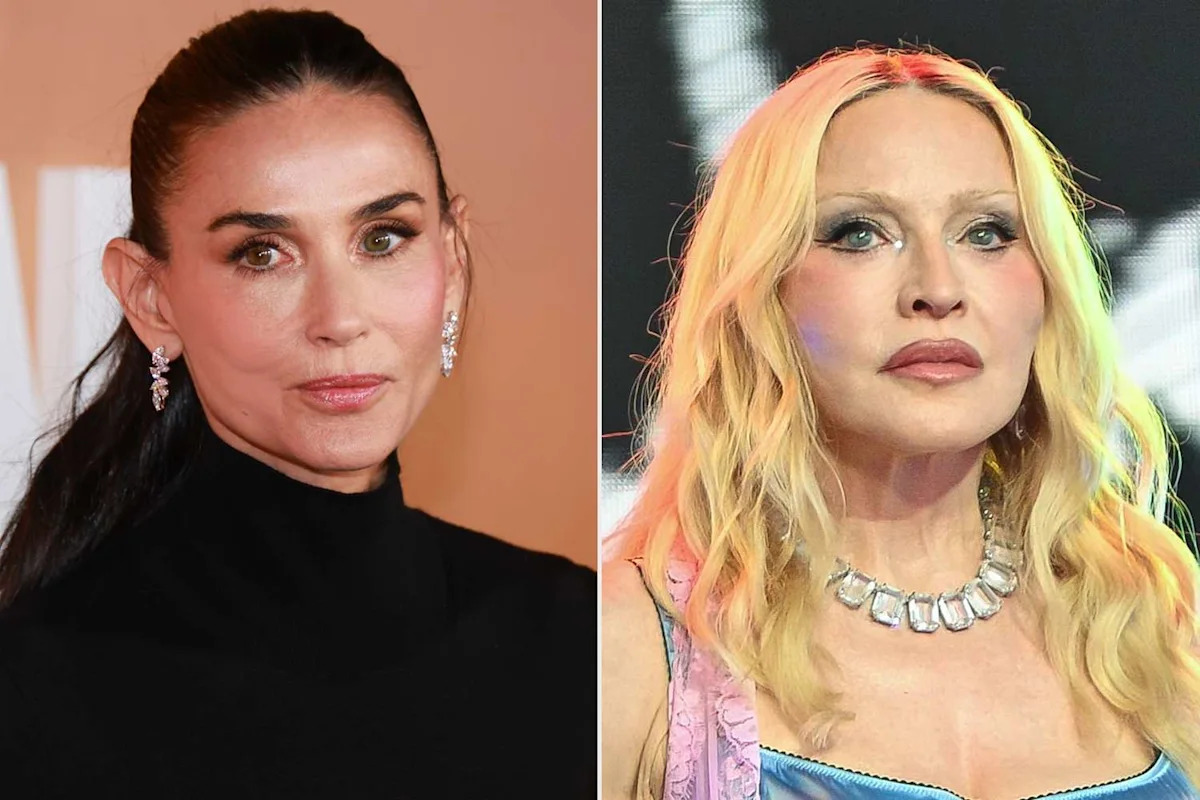 Demi Moore almost lost role in “St. Elmo’s Fire” to Madonna after showing up ‘drunk and high’ to fitting