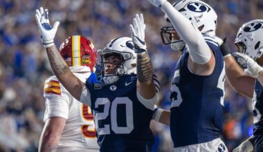 Bear Bachmeier's career night pushes No. 8 BYU past Iowa State
