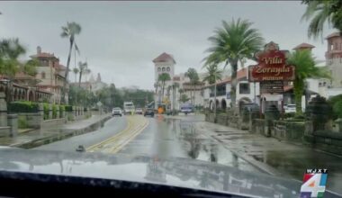 St. Augustine crews monitor roads as king tides, rain raise flooding concerns