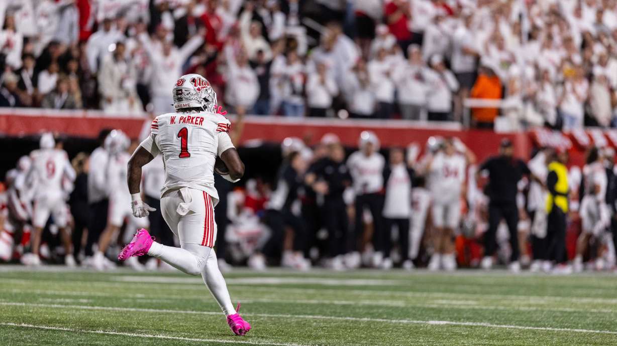 Wayshawn Parker rushes for 171 yards as No. 12 Utah stays undefeated in win over Kansas