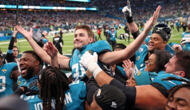 Jaguars kicker sticks it to Eagles fans after nailing game-winning 57-yard field goal in London