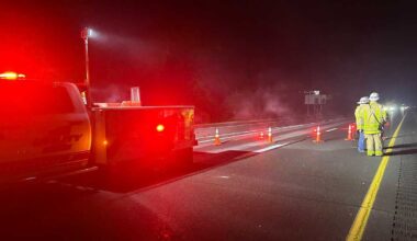 Tractor-trailer overturns in Juniata County, Pa., shuts down Route 22/322