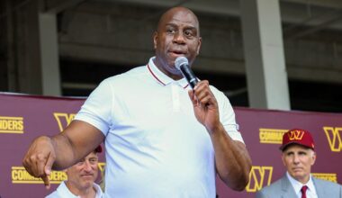 Magic Johnson makes rare critical post after Commanders' head-scratching tie against Giants