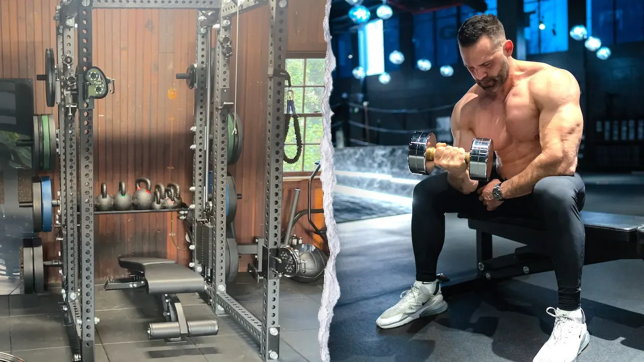 Home gym setup needs just bands, dumbbells and a bench, coach says