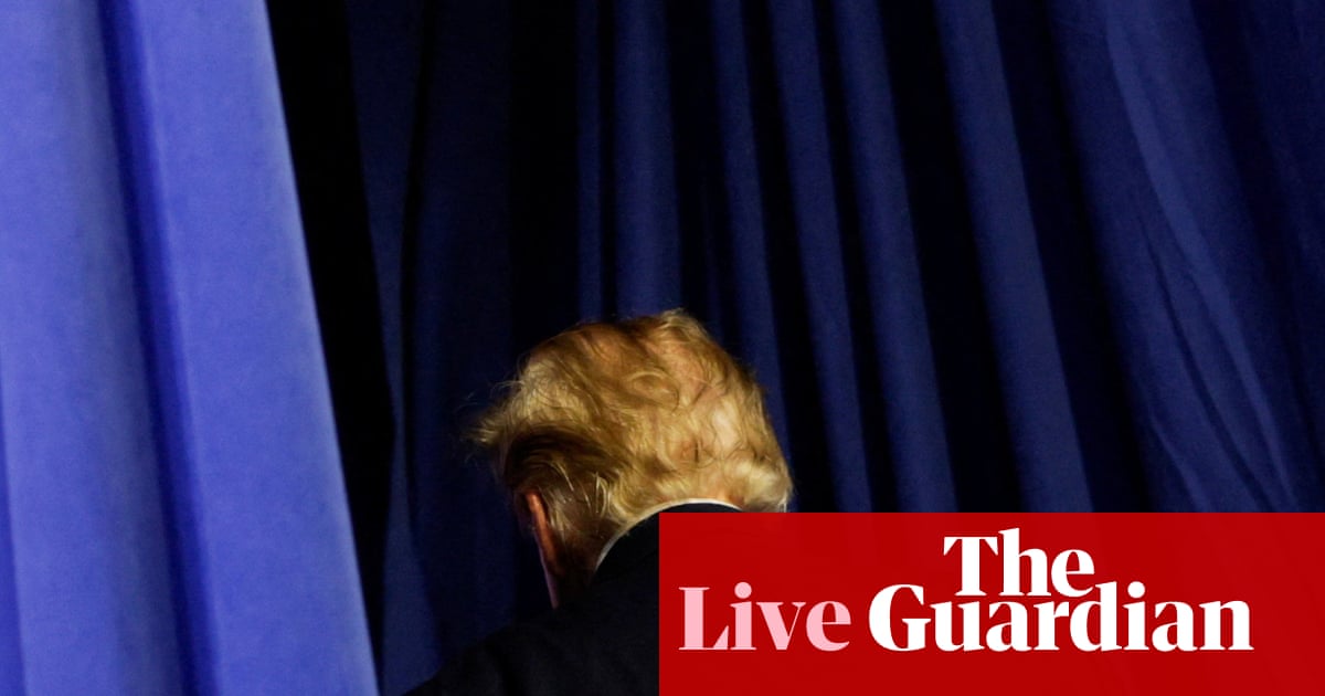 Trump returns to Washington amid midterms campaign blitz as new polls reveal voters’s concern about US economy – live | Donald Trump