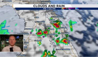 Rain chances rise Friday as front nears Central Florida