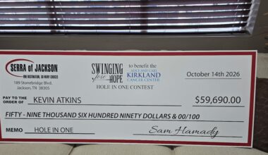 Local golfer sinks $59K hole-in-one to benefit Kirkland Cancer Center patients