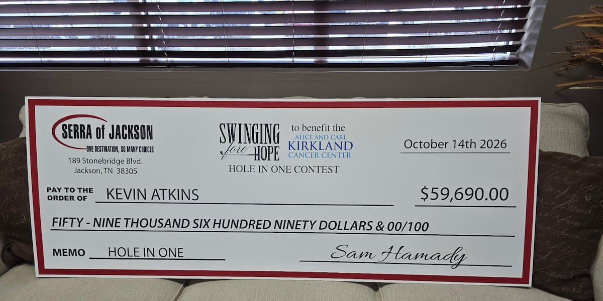 Local golfer sinks $59K hole-in-one to benefit Kirkland Cancer Center patients