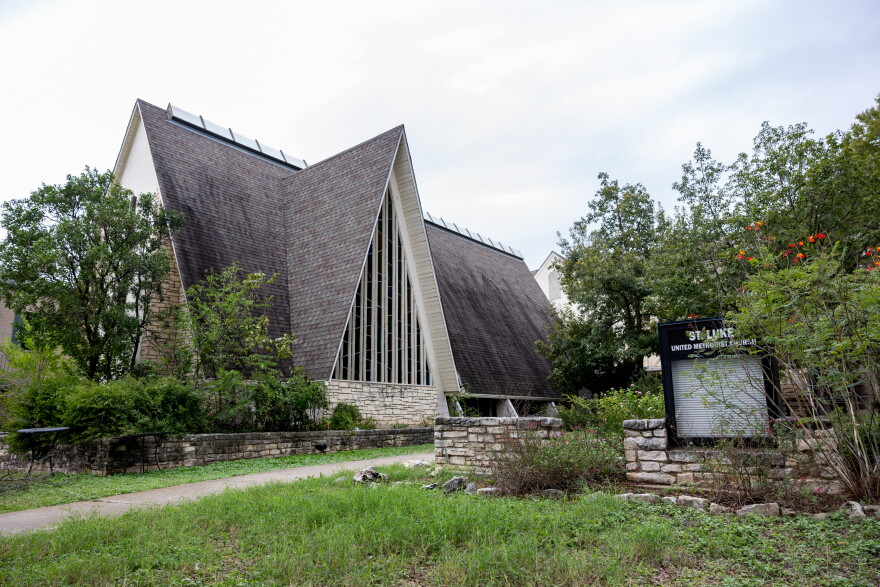 The former St. Luke United Methodist Church on Friday, October 16, 2026. 