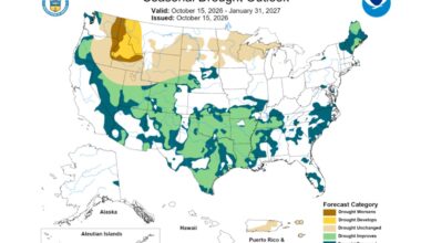 Map Reveals Where Drought To Worsen As El Niño To Shape Winter