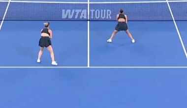 Gabriela Dabrowski and Luisa Stefani are in sync against Hunter/Siniakova!#dongfengvoyahwuhanopen - YouTube