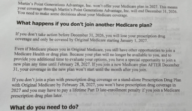 Martin's Point to discontinue certain Medicare plans for 2027