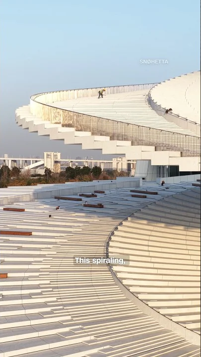 Climb Shanghai Grand Opera House’s gravity-defying staircase - YouTube