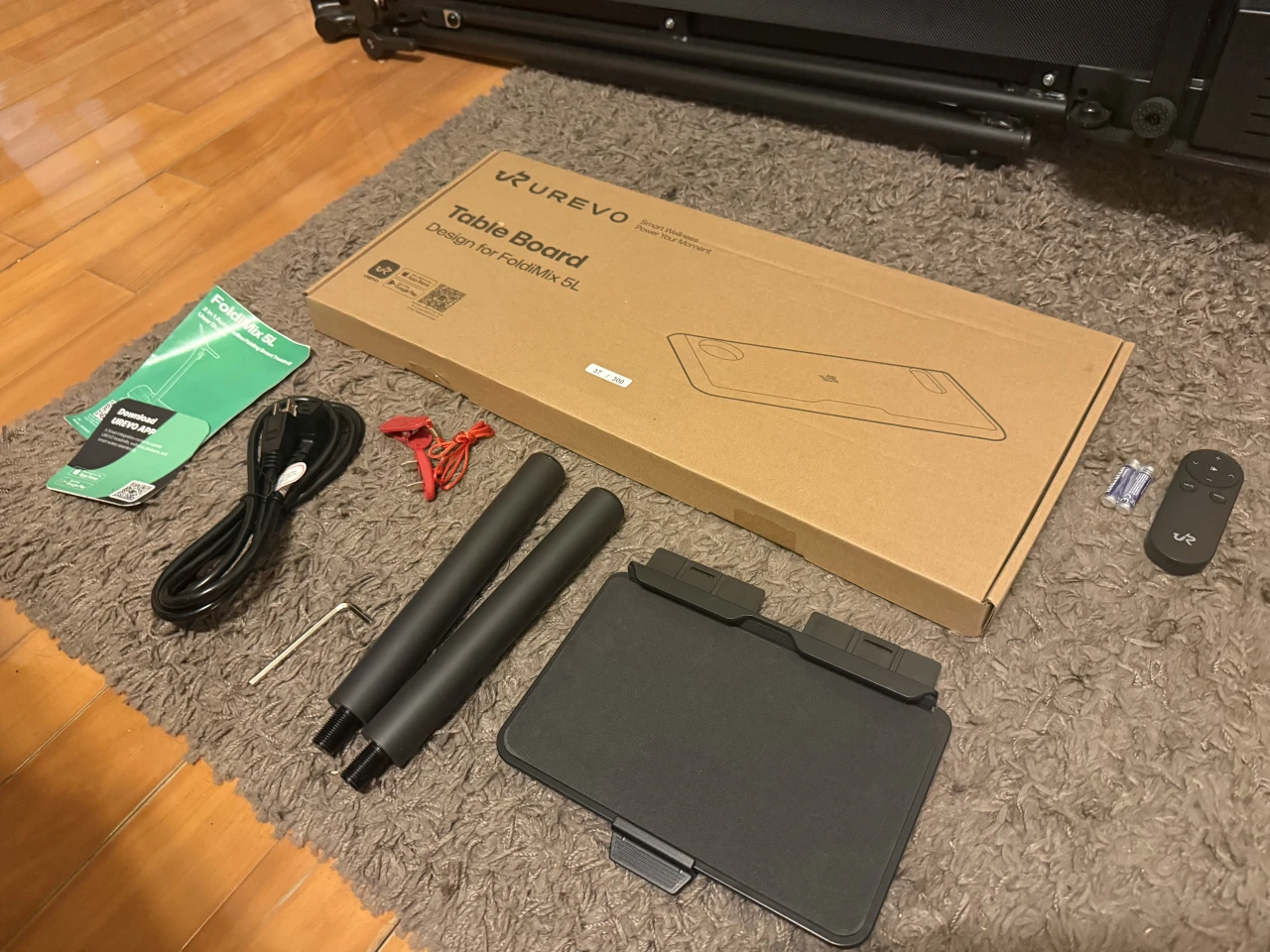 There's minimal assembly – you don't even need instructions for this one