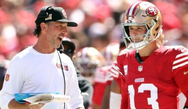 49ers coach Kyle Shanahan explains viral sideline exchange with Brock Purdy, who yelled at him during game
