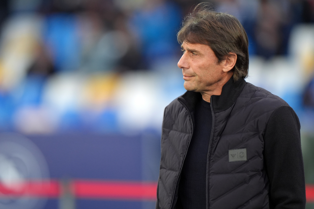 NAPLES, ITALY - MARCH 14: Antonio Conte SSC Napoli head coach before the Serie A match between SSC Napoli and US Lecce at Stadio Diego Armando Maradona on March 14, 2026 in Naples, Italy. (Photo by Francesco Pecoraro/Getty Images)