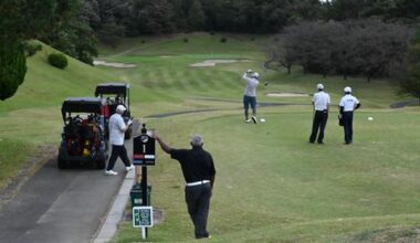 Japanese golfers help US military retirees set charity tournament record