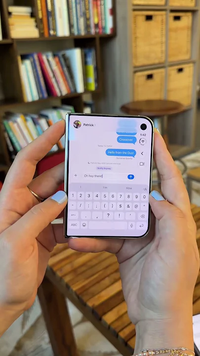 iPhone Duo vs. Galaxy Z Fold 8 - YouTube