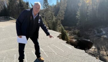 82 days later, no repairs started on washed-out road dividing small Quebec town