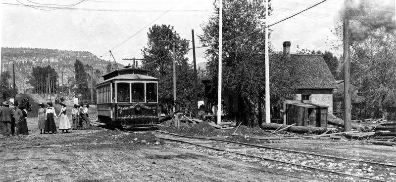 This picture taken just days after the October flood in 1911 looks north with the Main Avenue bridge seen just beyond the streetcar. The photographer was standing near the intersection of Main Avenue and 15th street. The house pictured is about where the VFW is now. The water was 6 feet deep running down 15th Street during the height of the flood. Though this picture doesn’t show a lot of damage, there were more than 100 bridges washed away, and the total amount of damage to the region was estimated at $1.5 million, or more than $50 million today. (Ed Horvat for Animas Museum, edhorvat@animasmuseum.org)