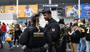 NFL fans put on brave face in Paris as Steelers beat Saints with chaos in the city