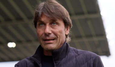 PARMA, ITALY - APRIL 12: Antonio Conte, head coach of Napoli SSC looks on during the Serie A match between Parma Calcio 1913 and SSC Napoli at Stadio Ennio Tardini on April 12, 2026 in Parma, Italy. (Photo by Emmanuele Ciancaglini/Getty Images)